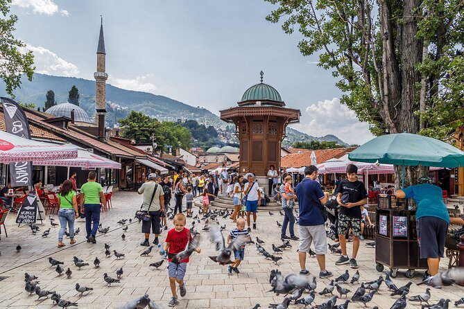 Sarajevo Uncovered: Old Town Tour with Coffee and Food Tasting - Visiting the Sacred Heart Cathedral in the Heart of Sarajevo
