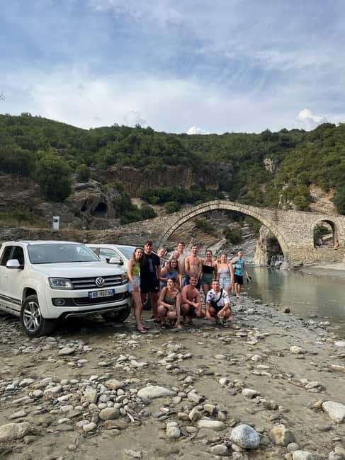 Sarande: Permet 4x4 Tour, Rafting and Thermal baths - From the City to the Albanian Countryside: Pickup and Transport Details