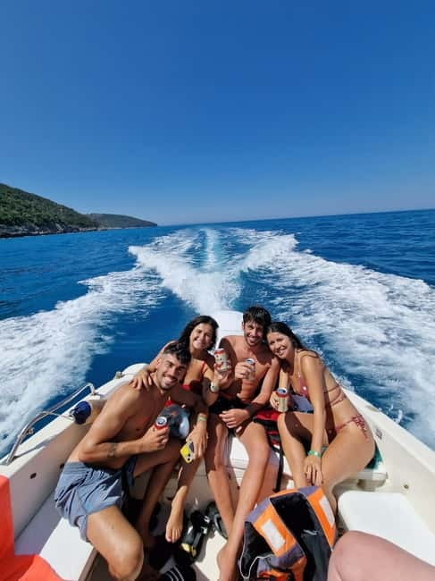 Sarande : Private boat tour to Krorëza beach & local tasting - From Limani Port to the Ionian Coast’s Hidden Caves