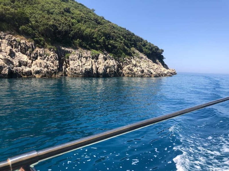 Sarandë:Boat Tour to Kroreza with snorkelling & umbrellas - Exploring Military Bay and Rrojdhe Bay with Snorkeling Stops