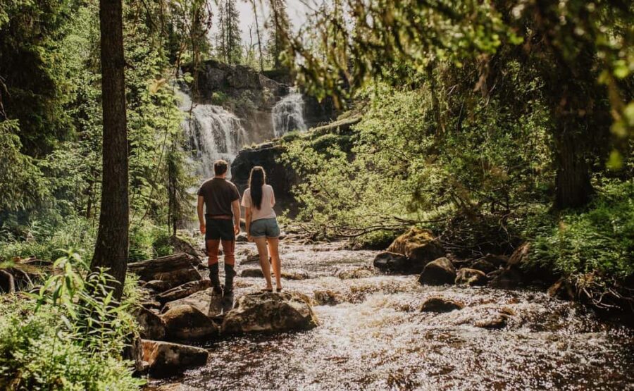 Särna: Brudslöjan Waterfalls Guided Hike with Lunch - Starting Point: Särna and the Private Transport
