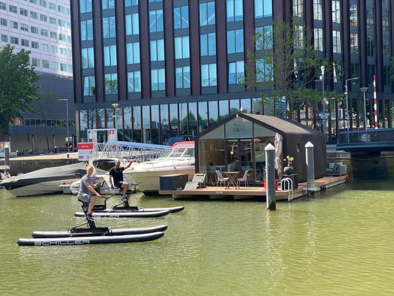 Schiller Water Bike Rental in Maritime District Rotterdam - Discover the Scenic Rotterdam Harbour on a Water Bike