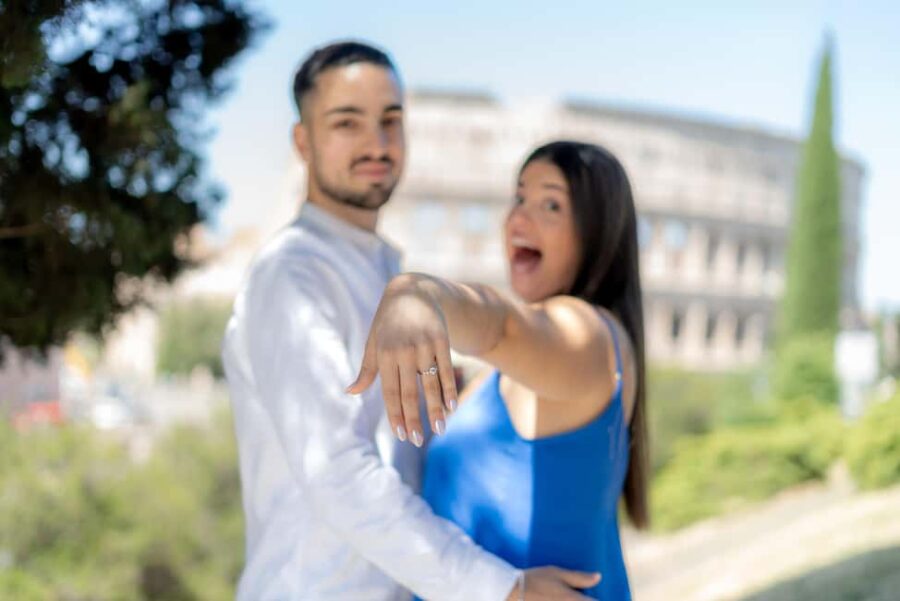 Secret Proposal Photoshoot in Rome + Reel - Finding the Perfect Spot to Pop the Question in Rome