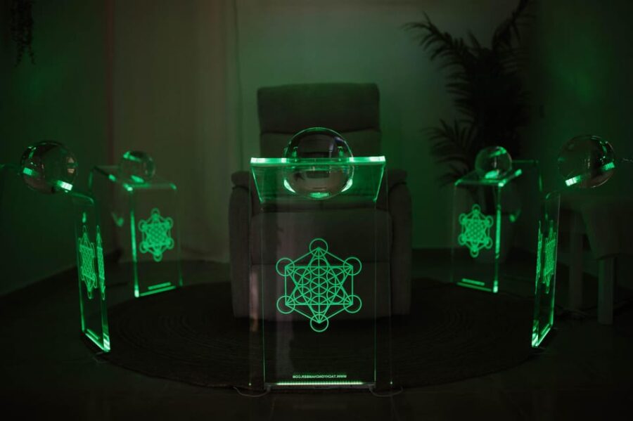 Session in the Tachyone Med bed - The Holistic Life Center in Spain as the Venue