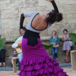 Seville: Enjoy a class of approach to flamenco - Starting Point in the Plaza with a Terrace and Bicycle Rack