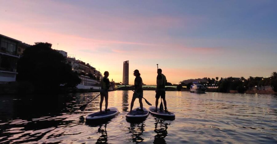 Seville: Sunset and Evening Paddle Boarding Tour - The All-Inclusive Paddleboarding Experience