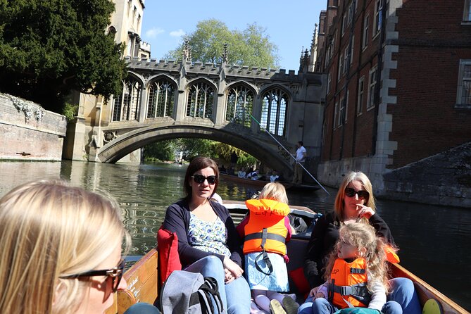 Shared Punt Tour - Cambridge - The Route and Main Stops Along the River