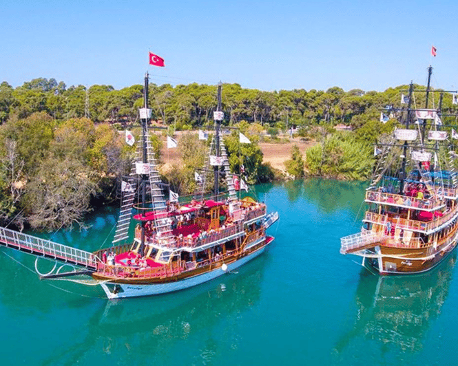 Side: Full-Day Boat Tour with Swimming, Lunch & Foam Party - Scenic Cruise Along Sides Coastline and the Manavgat River