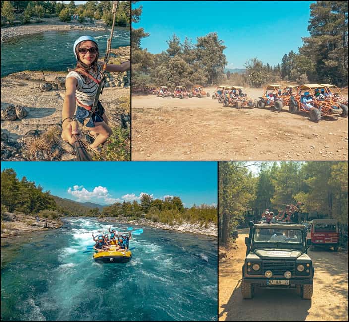 Side: Outdoor Adventure: Rafting, Jeep & Quad w/Lunch - Exploring Köprülü Canyon: The Heart of the Adventure