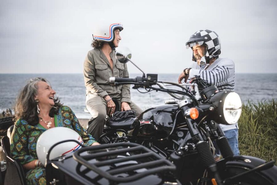 Sidecar rides in the Basque Country - The Exciting Start at St Jean de Luz Swimming Pool
