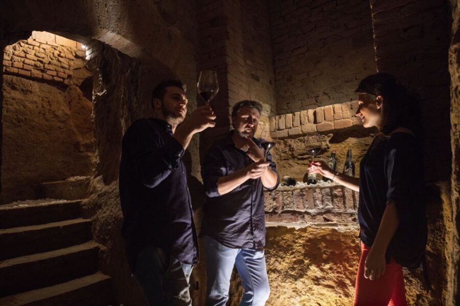Siena Underground Wine tasting in a Medieval Cave - An Hour of Guided Wine Education in a Historic Underground Space