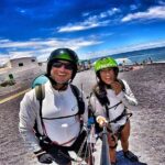 SILVER 1000m paragliding tandem flight above South Tenerife - The Takeoff Point and Safety Measures