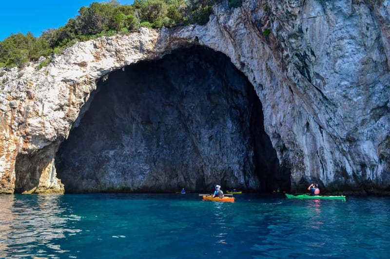 Sivota-Blue Lagoon: Sea Kayaking Tour with Snorkeling - Exploring the Papanikolis Sea Cave