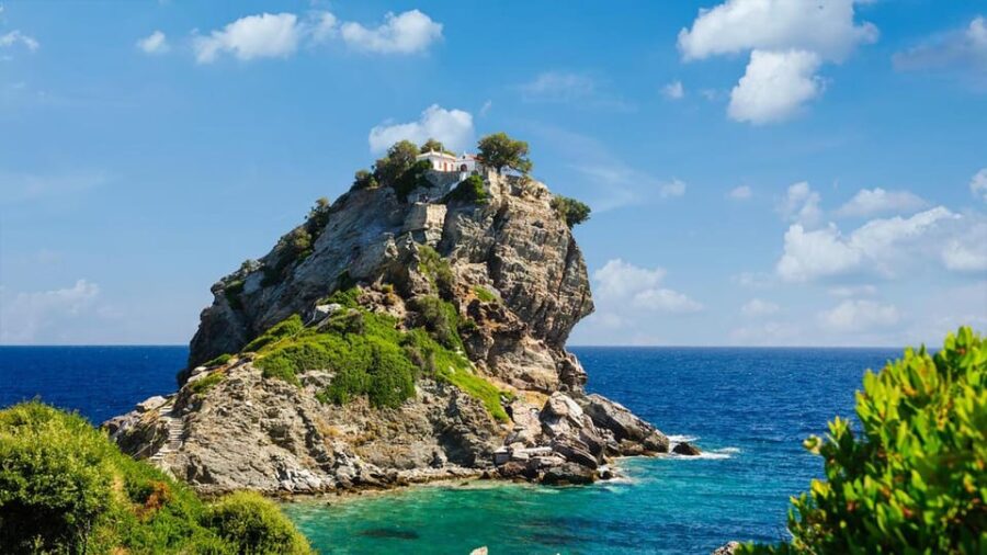 Skopelos: Mamma Mia Cliff Tour - Starting from Skopelos Drive Away: The Meeting Point
