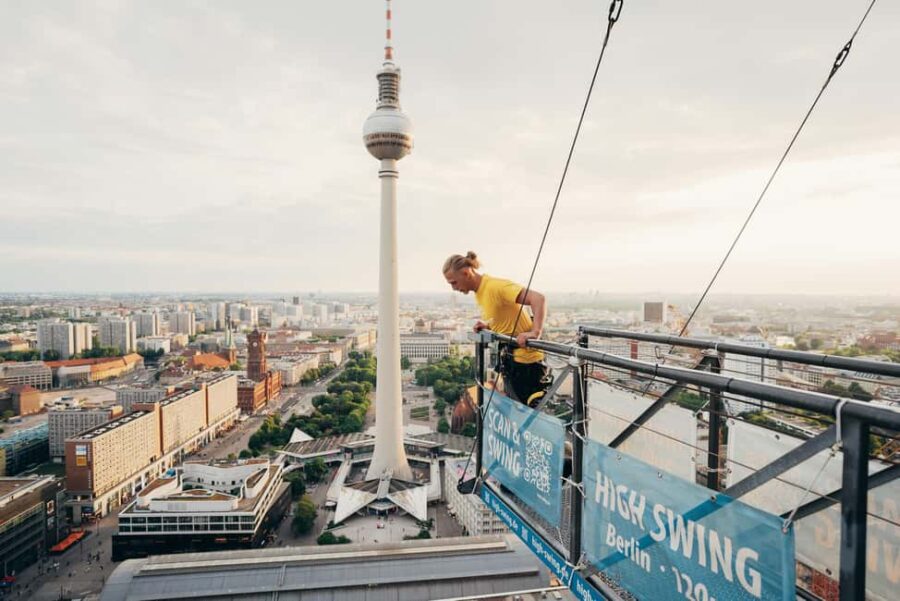 Sky Walk - 120 Meters above Berlin - Experience the Thrill of the Sky Walk at Alexanderplatz