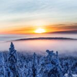 Snowmobile Safari in the Nature - Morning start - Riding the Latest Lynx Adventurer ACE Snowmobiles