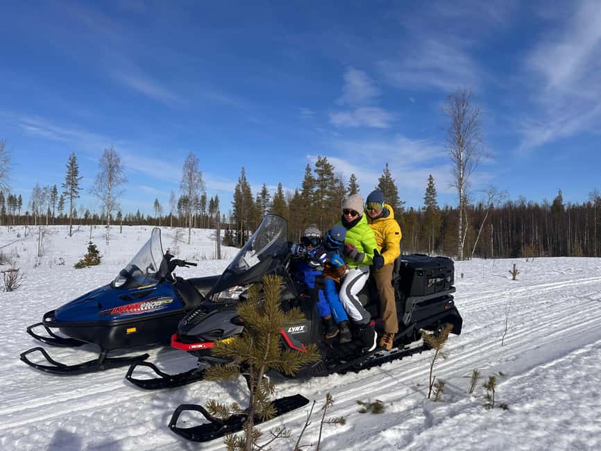 Snowmobile tour through the fabulous landscape of Lapland - Starting Point in Norrbotten County, Sweden