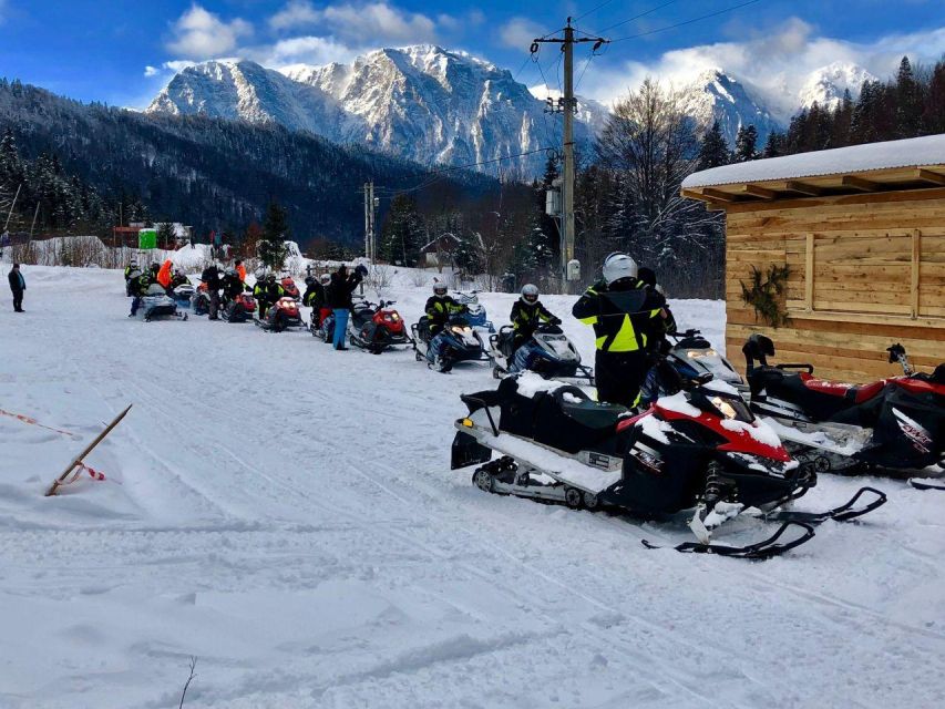 SnowMobiles Tour in Carpathian Mountains - Scenic Drive from Bucharest to the Carpathian Mountains