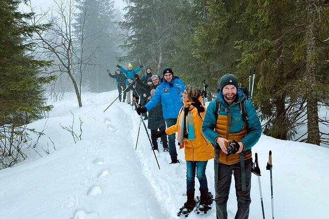 Snowshoe tour in Winter Wonderland - Oslo - Discovering the Forest Trails & Wildlife