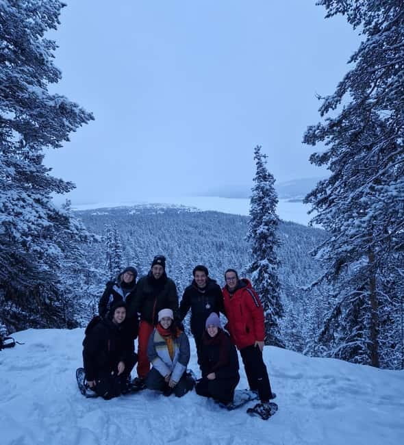 Snowshoe up a Mountain - Starting Point and Pickup Logistics in Kiruna