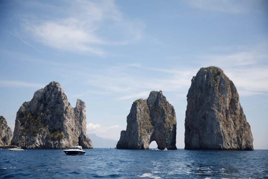 Sorrento: Private Capri Island Boat Tour with Blue Grotto - From the Roman Villa to Punta Campanella: Starting the Day