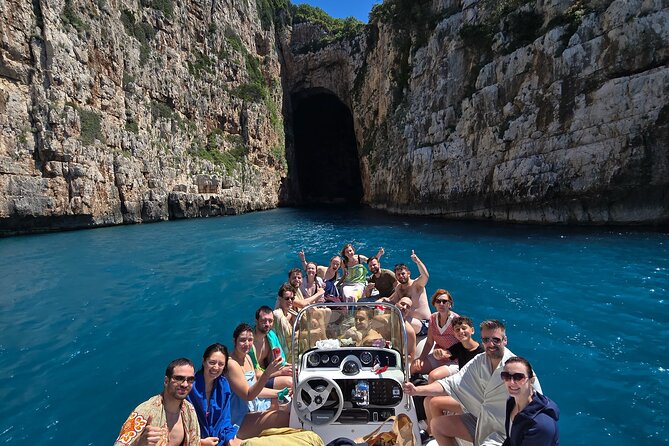 Speedboat Tour to Sazan Island, Haxhi Ali Cave and Marine Park - Starting Point at Vlore Port Sets the Scene