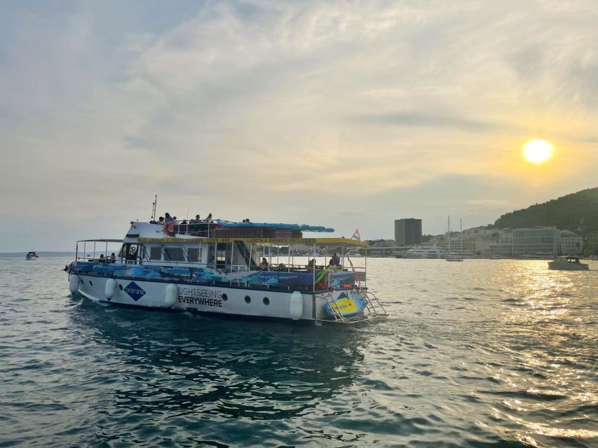 Split: 1.5-Hour Riviera Boat Cruise with a Free Drink - The Comfort of the Boat and the Crew