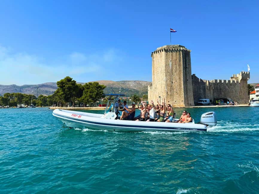 Split: Blue Lagoon & 3 Islands Speedboat Tour - Small group - Exploring Trogir: A UNESCO World Heritage Coastal Town