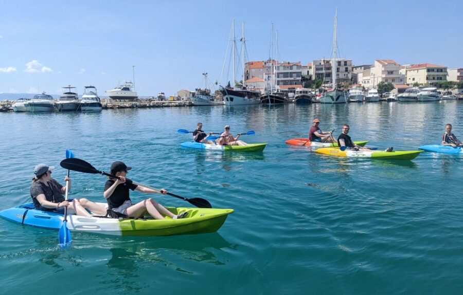 Split: Guided Kayak Adventure Tour - Starting Point in Stobre Near Bacvice Beach