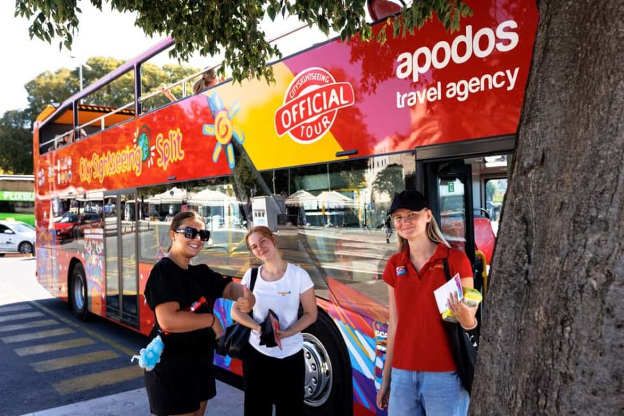 Split: Hop-On Hop-Off Sightseeing Red Line City Tour - Starting Point and Logistics: Meet at Apodos Travel Agency
