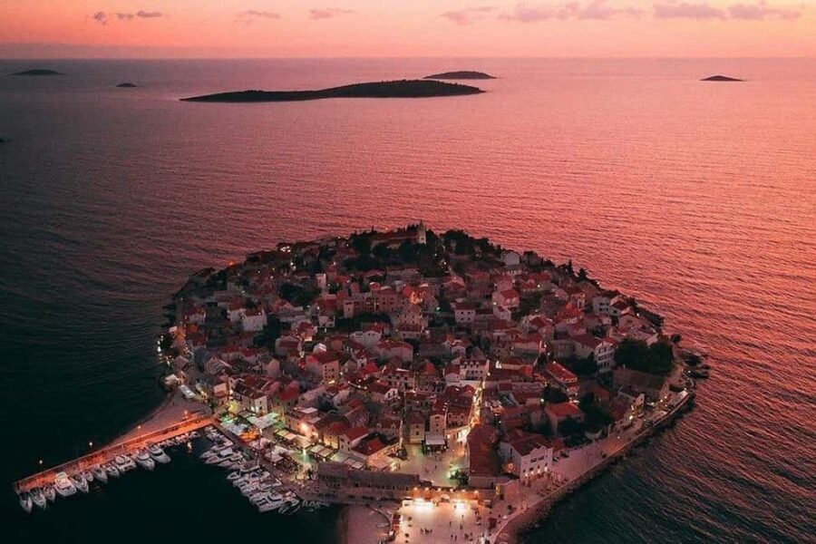 Split: Sunset Tour  Magical Golden Hour Above the Sea - Exploring the Lady of Loreto Statue and Viewpoint