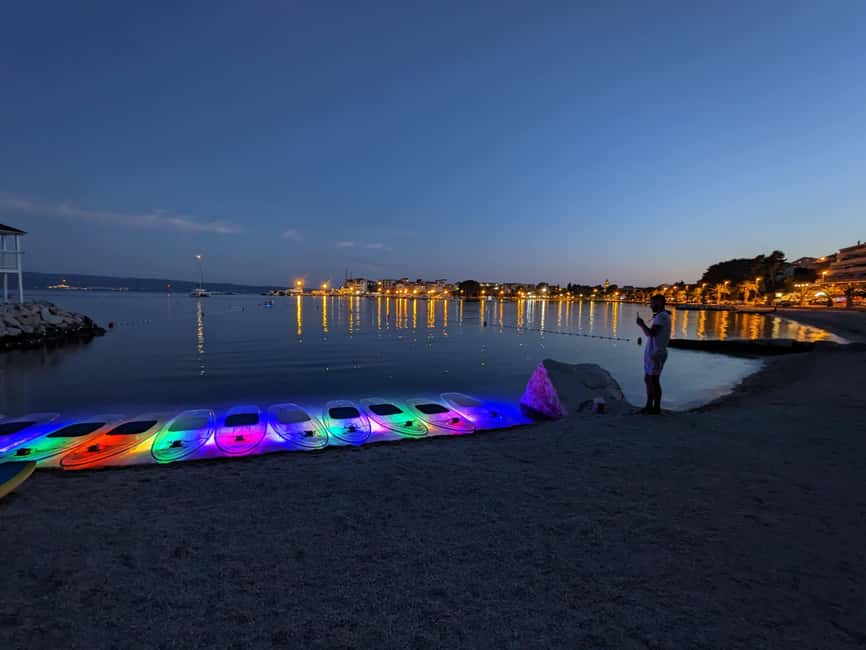 Split: Transparent SUP night Glow tour - Meeting Point and Transportation Details in Split