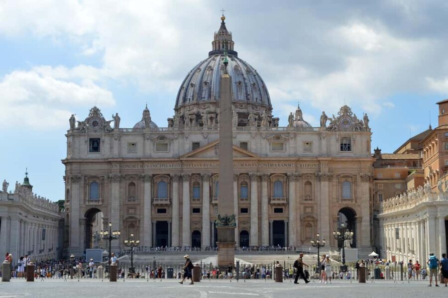St. Peters Basilica Guided Tour with Optional Dome Climb - Meeting Point and Tour Booking Details