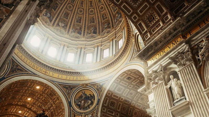 St. Peter's Dome Climb, Basilica and Vatacombs Tour - Ascending the World’s Tallest Dome for Stunning Rome Views