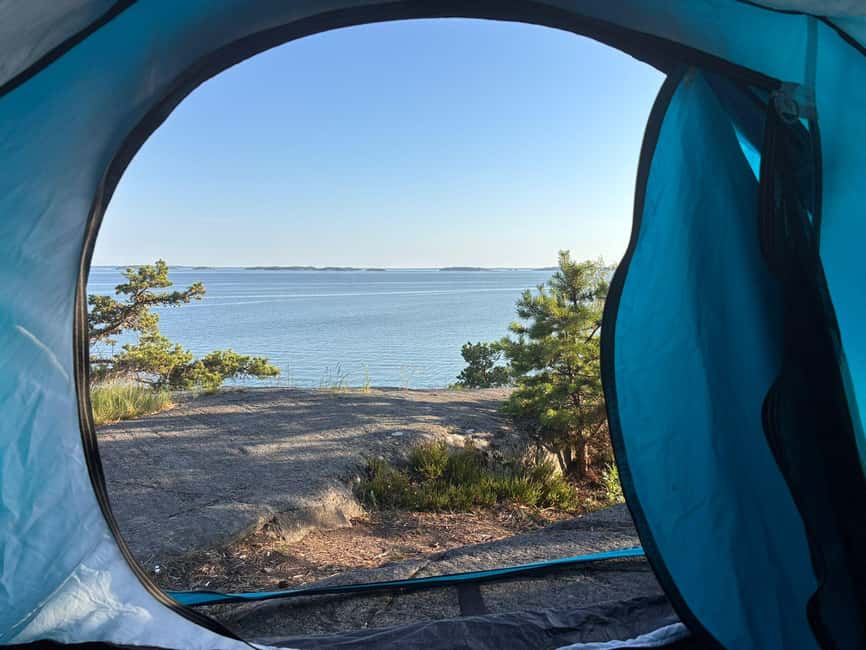 Stockholm nature: Outdoor daycamping with Campfire - Learning to Set Up Camp and Find the Perfect Spot