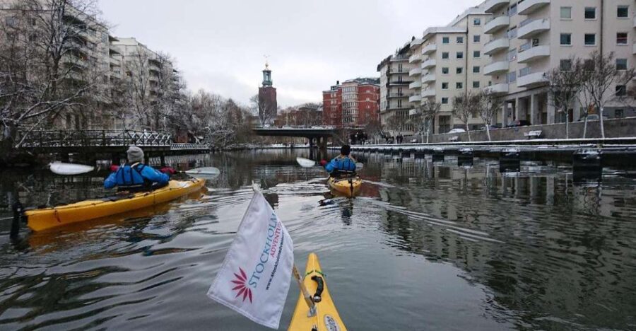 Stockholm: Winter City Kayaking Tour - Starting Point at Stockholms City Center