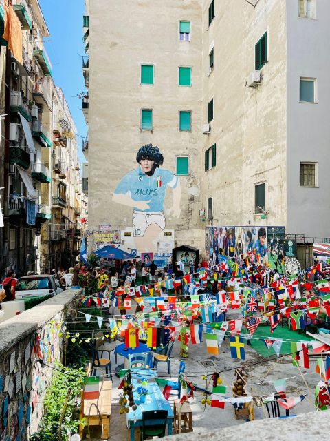Street art tour of the Spanish Quarters & Maradona idol - The Maradona Murals and Napoli’s Football Passion