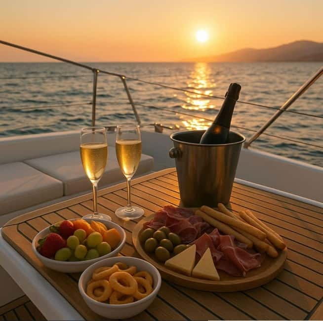 Sunset Aperitif on a Boat Castro - Departing from Castro’s Charming Port at Via Scalo delle Barche