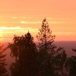 Sunset at the Arctic Circle - Exploring the Mountain Landscape of Katkavaara