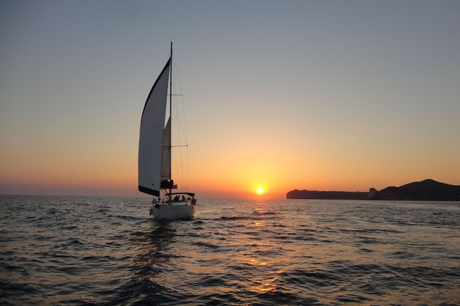 Sunset Caldera Sailing Cruise - Visiting Palea Kameni and the Akrotiri Lighthouse