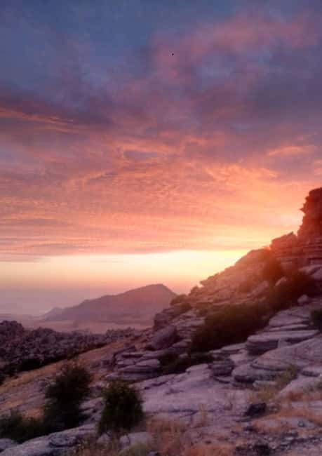 Sunset in El Torcal de Antequera with transportation from Antequera - Transportation from Antequera to El Torcal