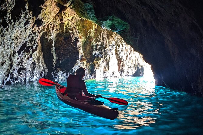 Sunset Kayak Adventure & Caves Tour, Swimming & Aperitif - Discover Hidden Coves and Sea Caves Only Accessible by Sea