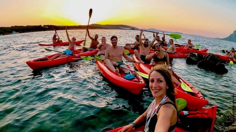 Sunset Kayak Tour + Snorkeling and Local Aperitif - Starting Point at Cala Suaraccia Beach