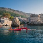 Sunset Kayaking from Lopud island - The Route: From Lopud Beach to the Outer Cliffs
