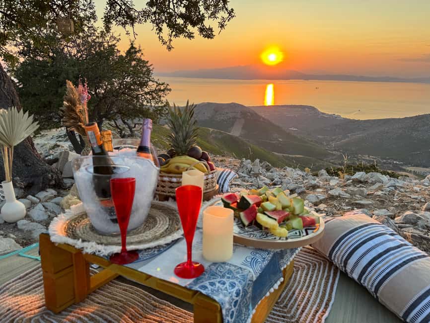 Sunset Safari in Thassos with free refill prosecco & fruits - From Kazaviti to Achlada Hill: Scenic Drive and Photo Stops