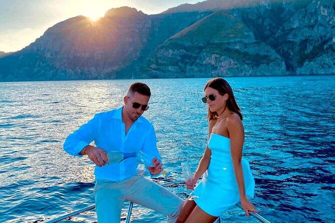 Sunset tour by private boat from Positano, Praiano or Amalfi - Set out on a Sunset Cruise from Positano’s Waterfront