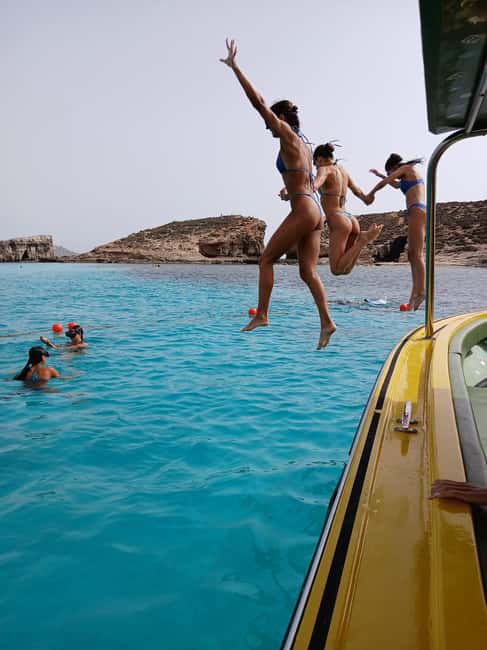 Sunset:Blue Lagoon, Crystal Lagoon,Malta Private Speedboat - The Starting Point at Cirkewwa or Mgarr Gozo