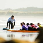 Surf lessons on the mythical site of La Torche - La Torche: The Pinnacle of Brittany Surfing Spots