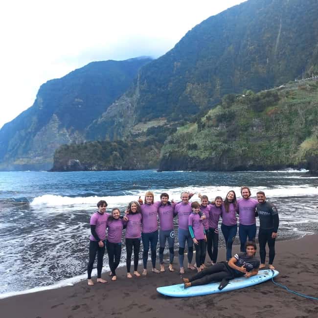 Surfing Lessons With Amazing Instructors in Madeira Island - Small Group Lessons for Personalized Attention