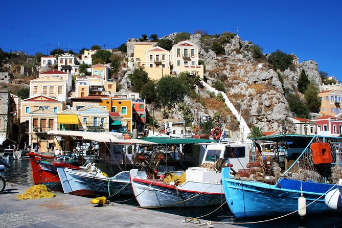 Symi Island from Rhodes with transfers from Ialysos and Ixia - The Ferry Journey to Symi and Its Scenic Appeal